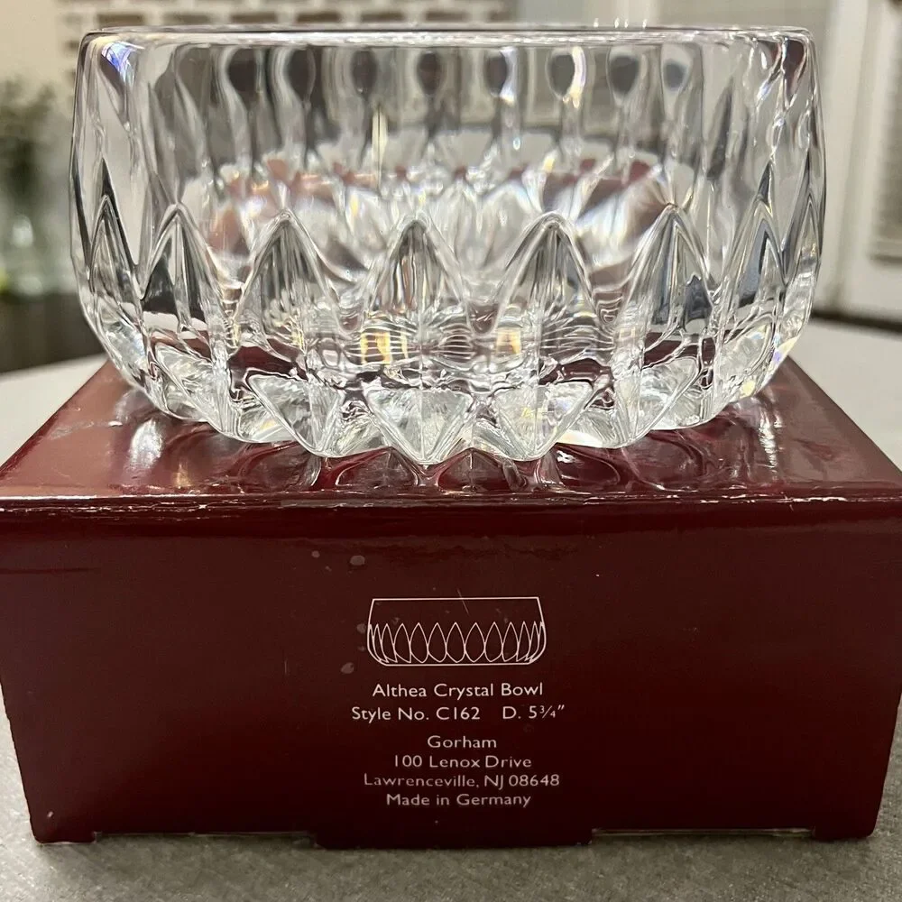 Vintage Gorham Althea Full Lead Crystal 5 3/4